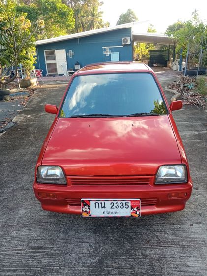 Daihatsu Mira 1991 850 Sedan เบนซิน ไม่ติดแก๊ส เกียร์ธรรมดา ส้ม รูปที่ 3