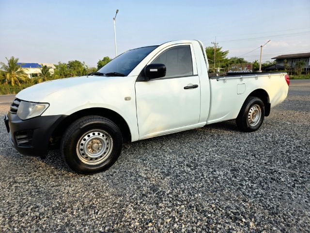 Mitsubishi Triton 2013 2.5 GL Pickup ดีเซล ไม่ติดแก๊ส เกียร์ธรรมดา ขาว รูปที่ 4