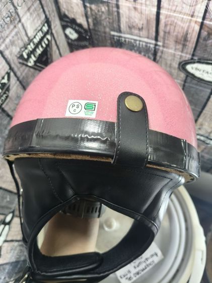 หมวกกันน็อค แนว bozo สภาพสวย มีแกป คอหนัง รูปที่ 2