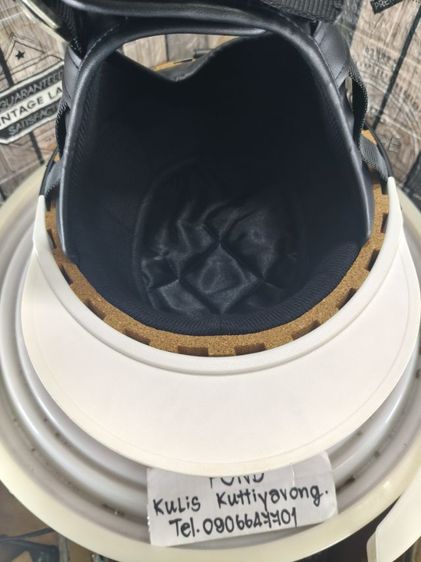 หมวกกันน็อค แนว bozo สภาพสวย มีแกป คอหนัง รูปที่ 7