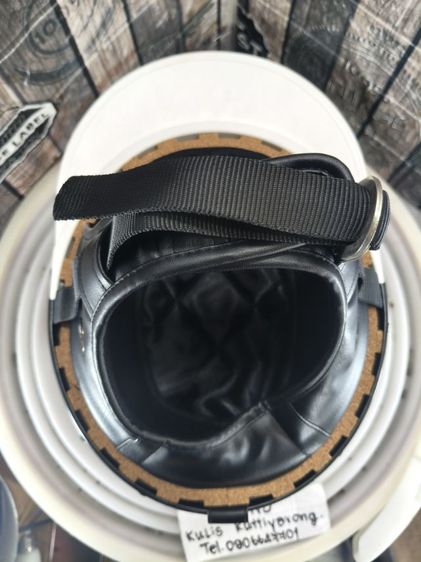 หมวกกันน็อค แนว bozo สภาพสวย มีแกป คอหนัง รูปที่ 10