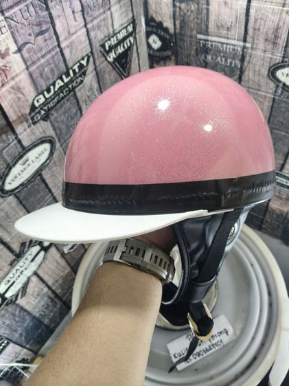 หมวกกันน็อค แนว bozo สภาพสวย มีแกป คอหนัง รูปที่ 3