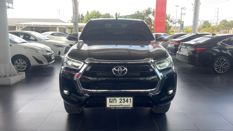 Toyota Hilux Revo 2022 2.4 Entry Pickup ดีเซล ไม่ติดแก๊ส เกียร์อัตโนมัติ ดำ รูปที่ 4