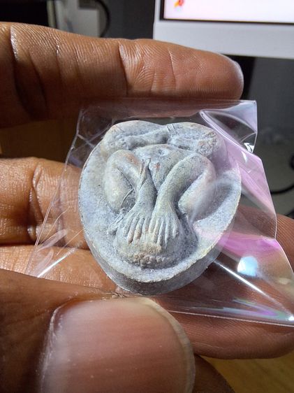 พระปิดตาจัมโบ้ 2 เนื้อใบลาน แช่น้ำมนต์ หลวงปู่โต๊ะ วัดประดู่ฉิมพลี 2521 รูปที่ 6