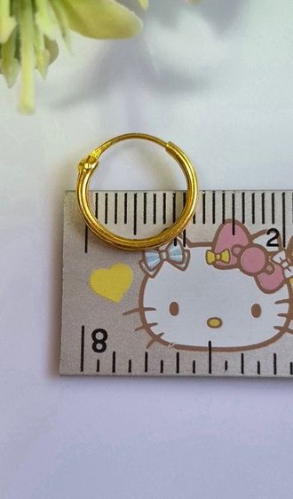 (Sale..2,100) ต่างหูทองคำแท้ 18k รูปที่ 9