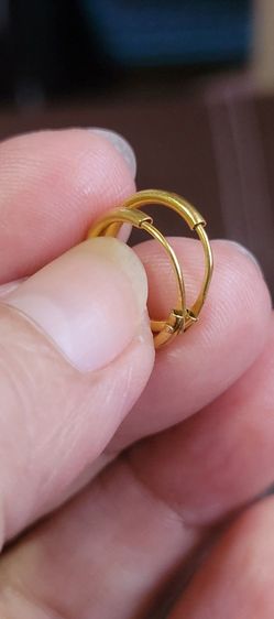 (Sale..2,100) ต่างหูทองคำแท้ 18k รูปที่ 8