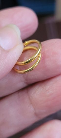 (Sale..2,100) ต่างหูทองคำแท้ 18k รูปที่ 5