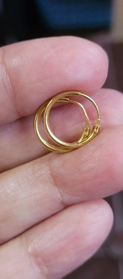 (Sale..2,100) ต่างหูทองคำแท้ 18k รูปที่ 6