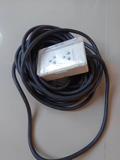 ส่งต่อ ปลั๊กสามตรา ปลั๊กแท้ สายไฟอย่างหนาดีมาก ชุดปลั๊กพ่วงสนาม สายไฟสนาม ปลั๊กสามตราแบบยาว แบบ 2 ช่อง มือสอง บล็อก Panasonic

 รูปที่ 3