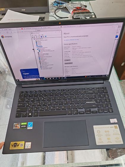 asus​ vivobook pro15 0led ryzen7 5800h​ ram16​ rtx3050  รูปที่ 3