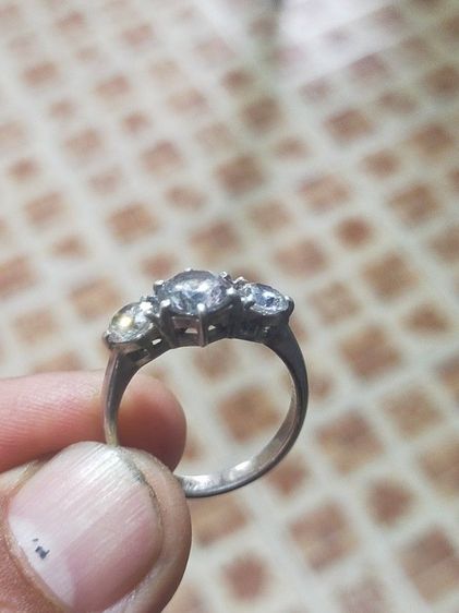 หลวงพ่อฤาษีลิงดำ แหวนจักพรรดิเสาร์5 เนื้อเงินเพชรแท้