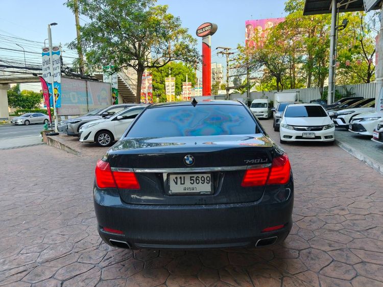 BMW Series 7 2010 740Li Sedan เบนซิน ไม่ติดแก๊ส เกียร์อัตโนมัติ ดำ รูปที่ 4