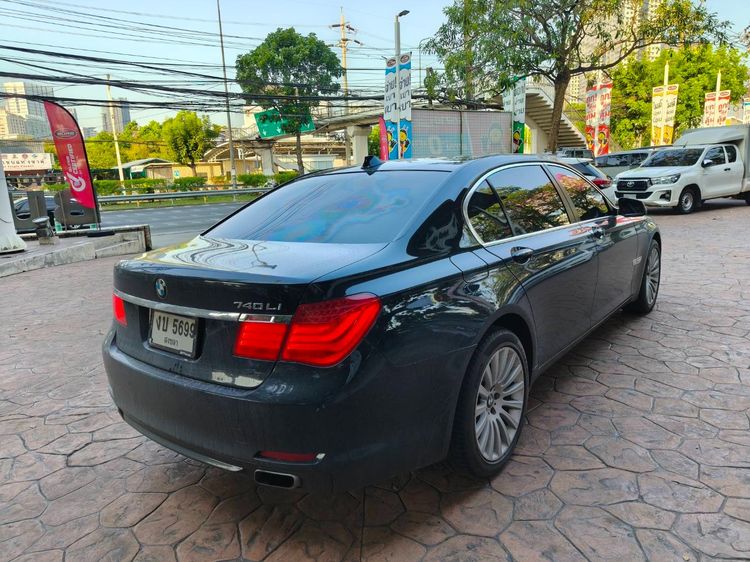 BMW Series 7 2010 740Li Sedan เบนซิน ไม่ติดแก๊ส เกียร์อัตโนมัติ ดำ รูปที่ 3