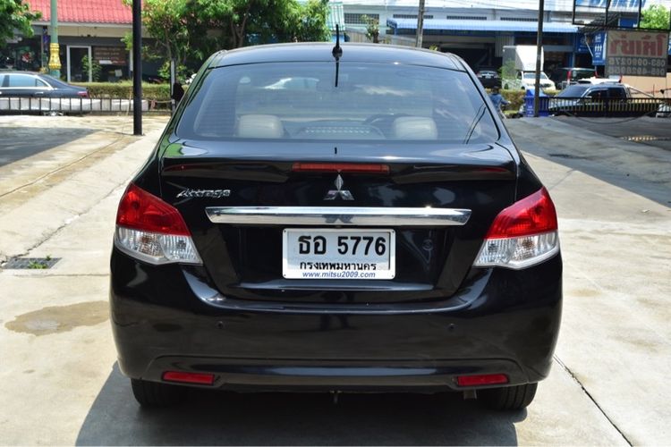 Mitsubishi Attrage 2013 1.2 GLS Sedan เบนซิน ไม่ติดแก๊ส เกียร์อัตโนมัติ ดำ รูปที่ 3