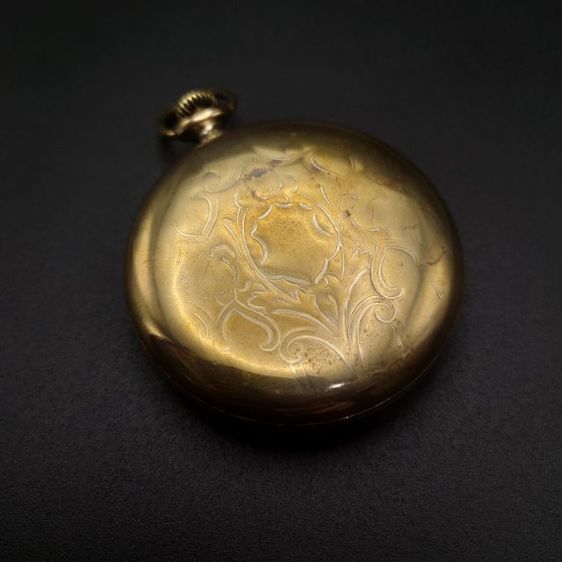 นาฬิกาพก โบราณ แบรนด์ WALTHAM เปิดหน้า ตัวเรือนขนาด 47มม. case brand monator ยุคต้น 1900 รูปที่ 3