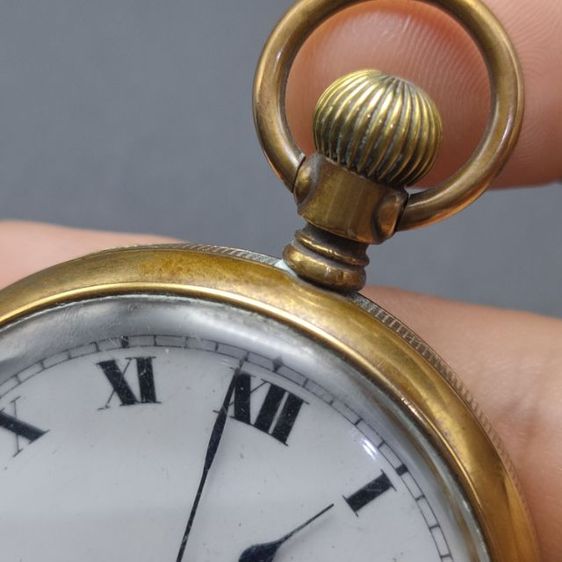 นาฬิกาพก โบราณไม่ระบุ แบรนด์ ขนาด 50มม. เครื่องระบบราน ยังเดินได้ดี รูปที่ 5