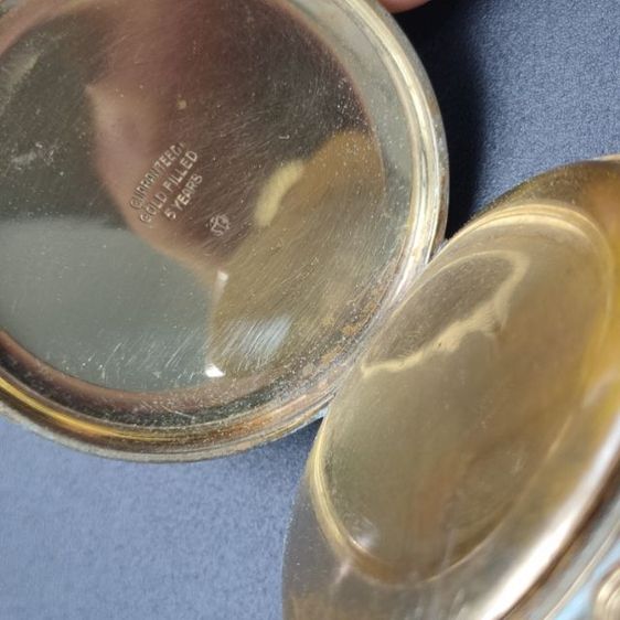 นาฬิกาพก โบราณไม่ระบุ แบรนด์ ขนาด 50มม. เครื่องระบบราน ยังเดินได้ดี รูปที่ 12