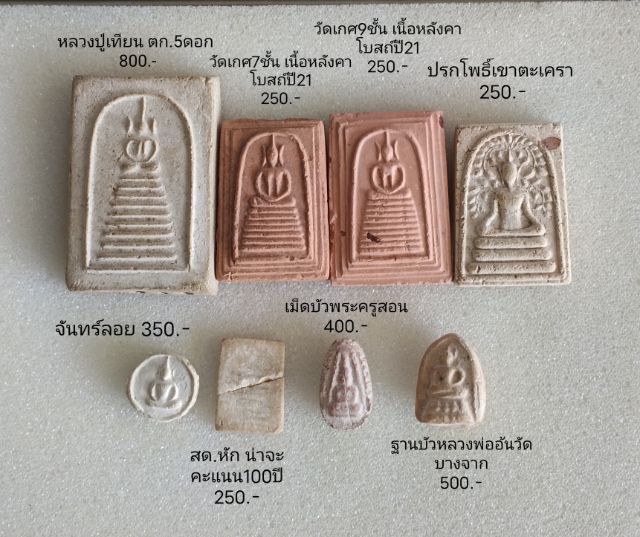 พระเนื้อผงเนื้อดินเหมาๆๆทั้งหมด