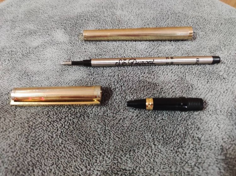 ปากกาดูปองท์ St.Dupont ทอง18K Made in France ของแท้ หมีกสีดำ รูปที่ 6