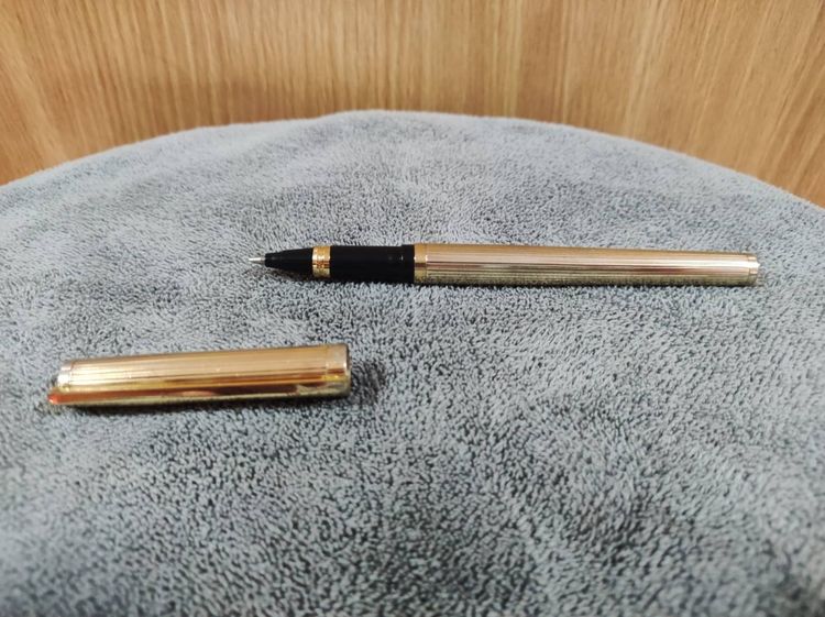 ปากกาดูปองท์ St.Dupont ทอง18K Made in France ของแท้ หมีกสีดำ รูปที่ 3