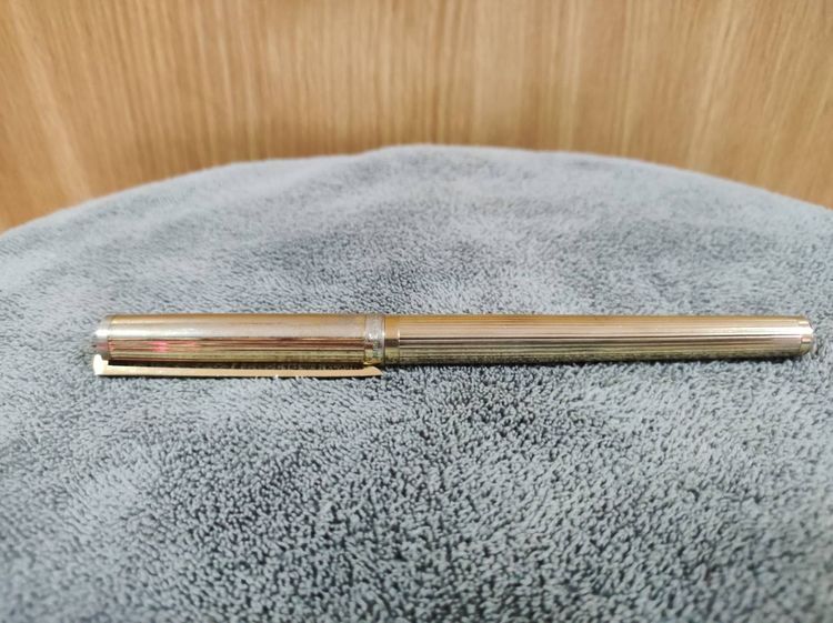 ปากกาดูปองท์ St.Dupont ทอง18K Made in France ของแท้ หมีกสีดำ รูปที่ 2