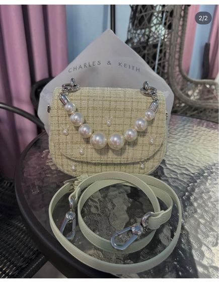 หญิง เขียว หนัง PU กระเป๋าCK