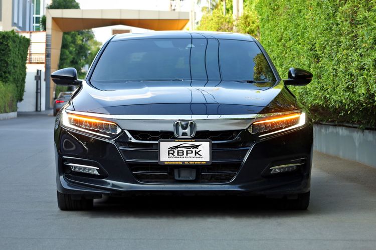 Honda Accord 2019 2.0 Hybrid Tech Sedan ไฮบริด ไม่ติดแก๊ส เกียร์อัตโนมัติ ดำ รูปที่ 3