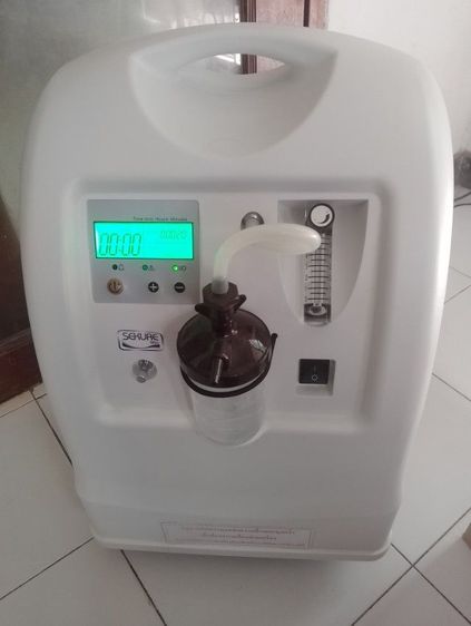 อุปกรณ์เพื่อสุขภาพ เครื่องผลิตออกซิเจน ขนาด 5 ลิตร ยี่ห้อ Ksoc-5N ใบรับประกันยังไม่หมดอายุ ใช้งาน 2-3 ครั้ง