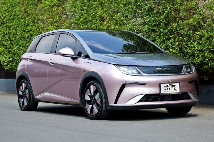 BYD Dolphin 2023 Extended Range Sedan ไฮบริด ไม่ติดแก๊ส เกียร์อัตโนมัติ ชมพู รูปที่ 4