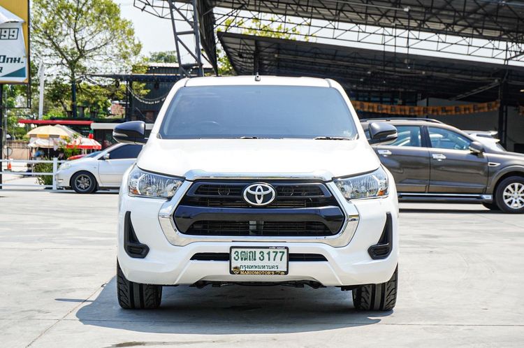 Toyota Hilux Revo 2021 Smart Cab 2.4 Entry Z Edition Pickup ดีเซล ไม่ติดแก๊ส เกียร์ธรรมดา ขาว รูปที่ 2