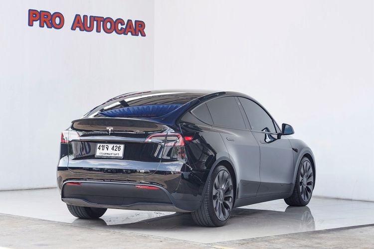 Tesla Model Y 2023 Rear-Wheel Drive Utility-car ไฟฟ้า ไม่ติดแก๊ส เกียร์อัตโนมัติ ดำ รูปที่ 3