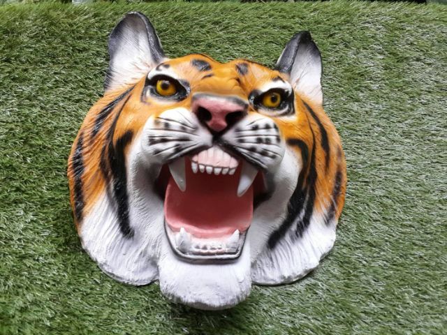 หัวเสือโคร่ง หัวเสือ เสือ ของแต่งบ้าน รูปที่ 3