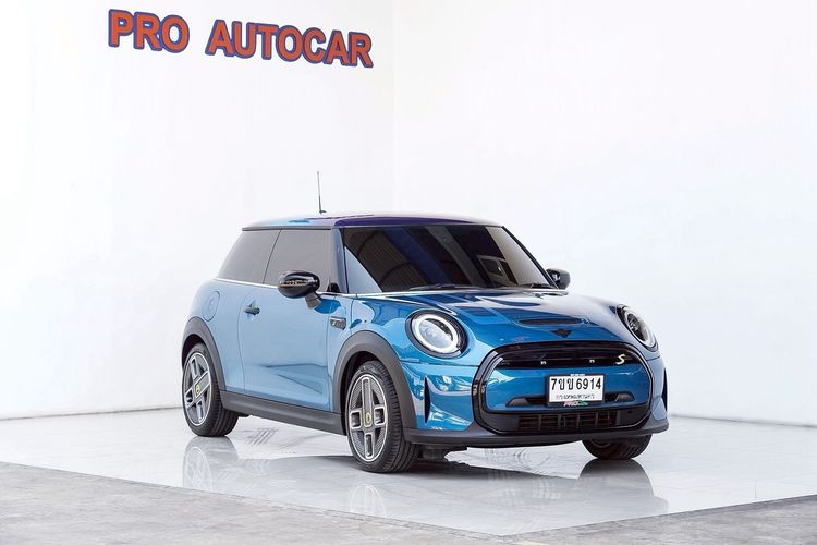 Mini Hatch Cooper 2022 SE Sedan ไฟฟ้า ไม่ติดแก๊ส เกียร์อัตโนมัติ น้ำเงิน รูปที่ 2