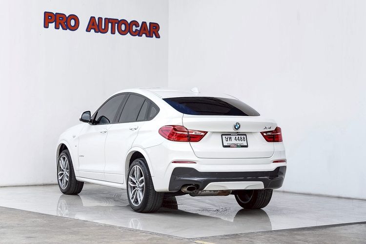 BMW X4 2016 2.0 xDrive20d M Sport 4WD Utility-car ดีเซล ไม่ติดแก๊ส เกียร์อัตโนมัติ ขาว รูปที่ 4