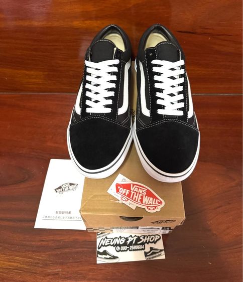 Vans old skool JP 🇯🇵 black white มือ 2  Size 46 Eur 30 Cm 12 US  พร้อมกล่อง ราคา 1,180 ฿  รวมส่ง รูปที่ 3
