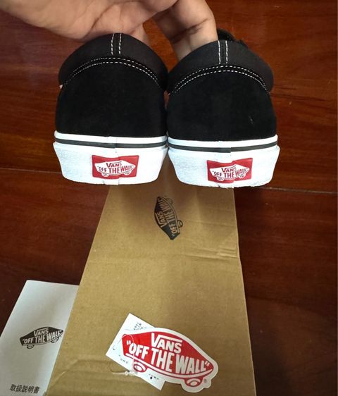 Vans old skool JP 🇯🇵 black white มือ 2  Size 46 Eur 30 Cm 12 US  พร้อมกล่อง ราคา 1,180 ฿  รวมส่ง รูปที่ 6