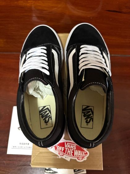 Vans old skool JP 🇯🇵 black white มือ 2  Size 46 Eur 30 Cm 12 US  พร้อมกล่อง ราคา 1,180 ฿  รวมส่ง รูปที่ 5