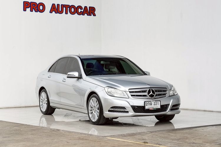 Mercedes-Benz C-Class 2013 C220 CDI Sedan ดีเซล ไม่ติดแก๊ส เกียร์อัตโนมัติ บรอนซ์เงิน รูปที่ 2