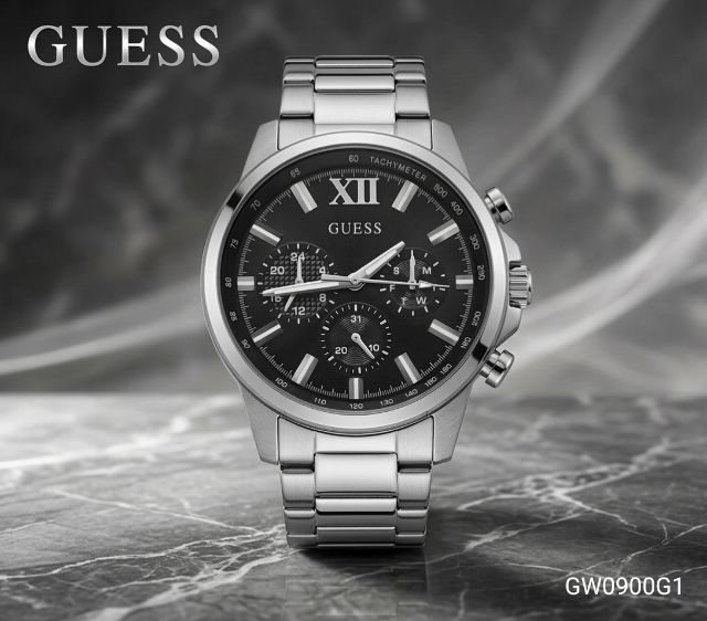 GUESS Walker Stainless Steel Watch GW0900G1