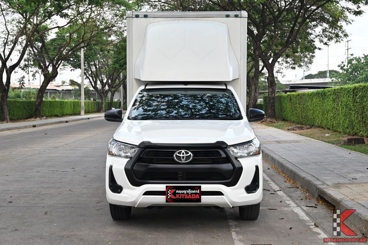 Toyota Hilux Revo 2021 2.4 Entry Pickup ดีเซล ไม่ติดแก๊ส เกียร์อัตโนมัติ ขาว รูปที่ 2
