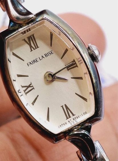 📌 นาฬิกามือสองสตรี เงินแท้ 925  FAIRE LA BISE ระบบควอทซ์  เดินปกติ