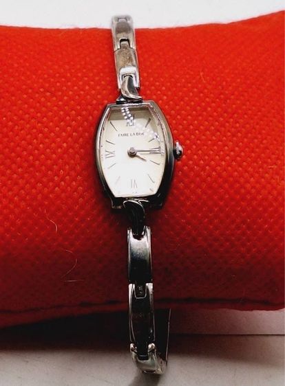 📌 นาฬิกามือสองสตรี เงินแท้ 925  FAIRE LA BISE ระบบควอทซ์  เดินปกติ รูปที่ 4