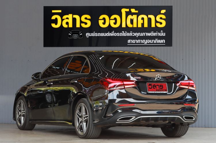 Mercedes-Benz A-Class 2022 A200 Sedan เบนซิน ไม่ติดแก๊ส เกียร์อัตโนมัติ ดำ รูปที่ 4