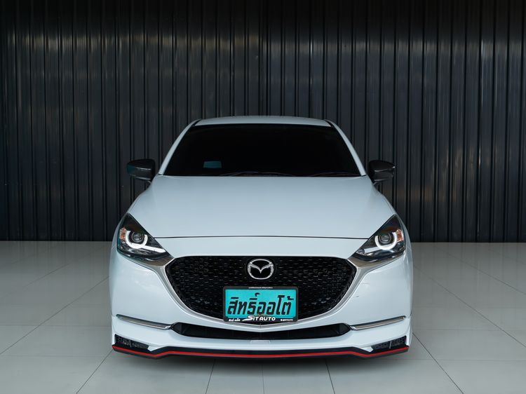 Mazda Mazda 2 2021 1.3 Skyactiv-G S Leather Sedan Sedan เบนซิน ไม่ติดแก๊ส เกียร์อัตโนมัติ ขาว รูปที่ 2