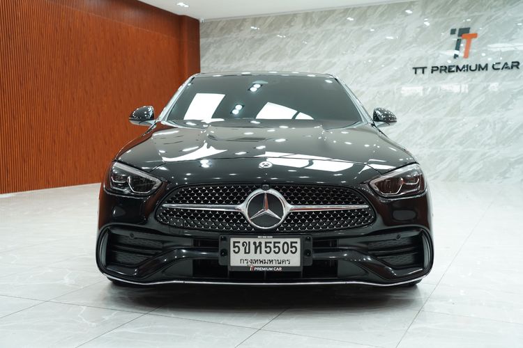 Mercedes-Benz C-Class 2023 C220 Sedan ดีเซล เกียร์อัตโนมัติ ดำ รูปที่ 2