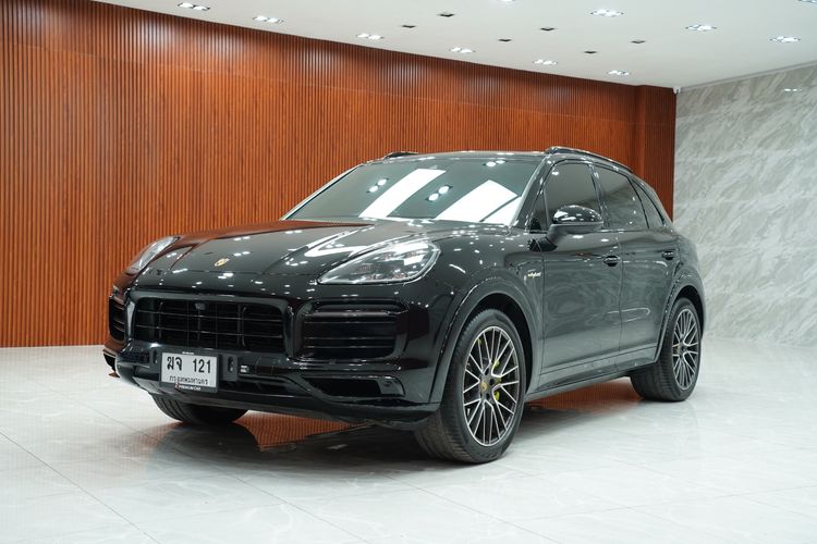 Porsche Cayenne 2021 3.0 S E-Hybrid 4WD Utility-car ไฮบริด เกียร์อัตโนมัติ ดำ รูปที่ 3