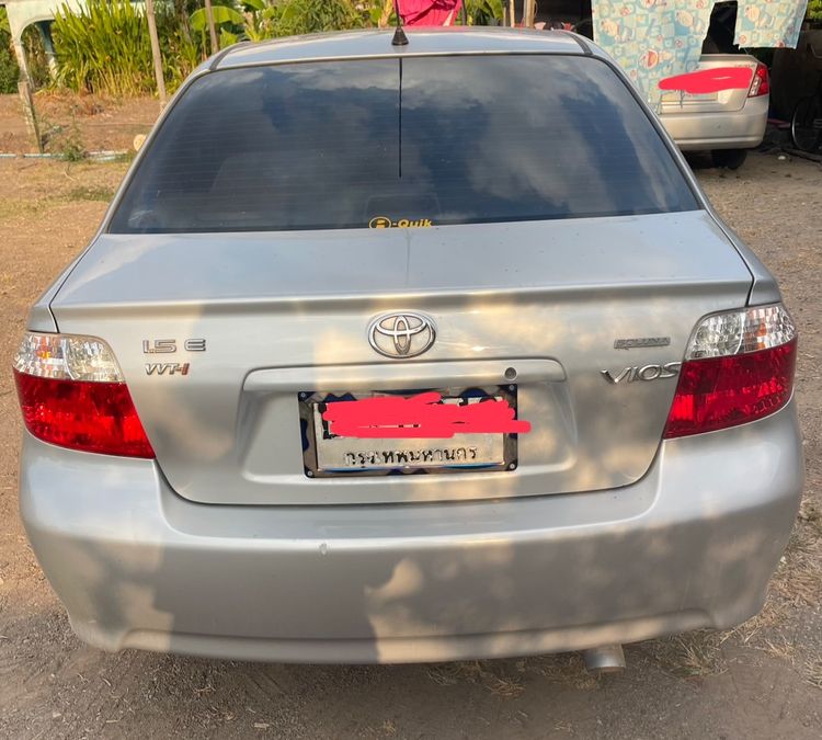 Toyota Vios 2004 1.5 E Sedan เบนซิน ไม่ติดแก๊ส เกียร์อัตโนมัติ บรอนซ์เงิน รูปที่ 4