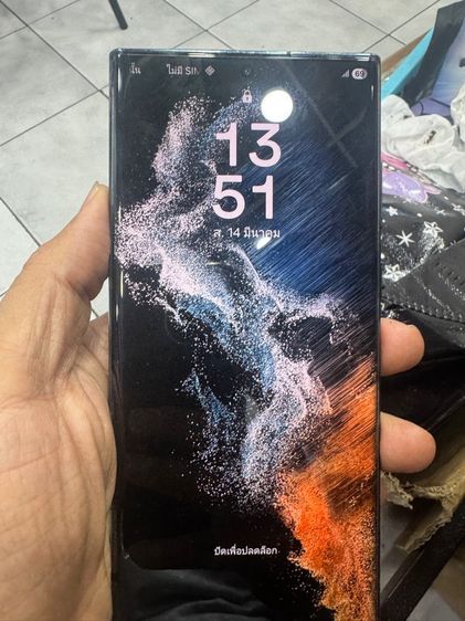 ขาย Samsung s22 ultra ram12 rom256g มีกล่องเครื่อง ใช้งานปกติ บอดี้มีรอยเคสกัด นัดรับ กทมจอปกติ ไม่เบริน์ ราคา 9900 บาท รูปที่ 10