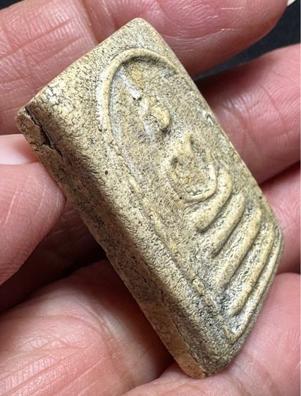 พระสมเด็จล.ป.นาค วัดระฆัง พิมพ์เทวดาพิมพ์เล็ก องค์ละ1250 องค์ที่3 มีซ่อมเดิมด้านหลัง 1000 รูปที่ 7