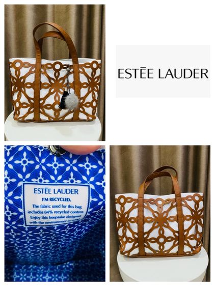 ไม่ระบุ อื่นๆ ผ้าใบ อื่นๆ กระเป๋า Tote Bag Estée Lauder Premium Gift ของแท้ สภาพใหม่ พร้อมชาร์มห้อย